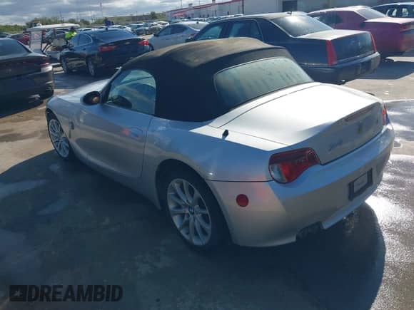2007 BMW Z4 3.0i with VIN 4USBU33537LW59845, listed as a IAAI auction lot 43567639 with 54,512 mi miles and . Bid and sale history available at DreamBid. Image 3.