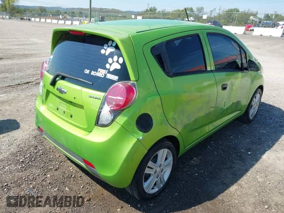 2015 Chevrolet Spark LS with VIN KL8CB6S91FC804765, listed as a IAAI auction lot 43200980 with 114,926 mi miles and . Bid and sale history available at DreamBid. Image 4.