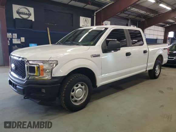 2018 Ford F-150 XL with VIN 1FTFW1E58JKF37871, listed as a Copart auction lot 89500565 with 89,186 mi miles and Clean title. Bid and sale history available at DreamBid. Image 1.