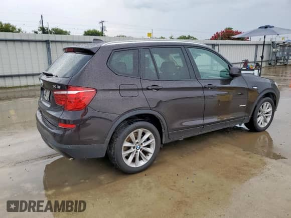 2016 BMW X3 sDrive28i with VIN 5UXWZ7C5XG0T42662, listed as a Copart auction lot 69710485 with 67,303 mi miles and Salvage title. Bid and sale history available at DreamBid. Image 3.