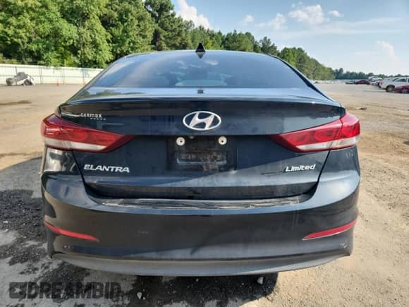 2017 Hyundai Elantra SE with VIN 5NPD84LF1HH025442, listed as a Copart auction lot 80644625 with 79,054 mi miles and Salvage title. Bid and sale history available at DreamBid. Image 6.