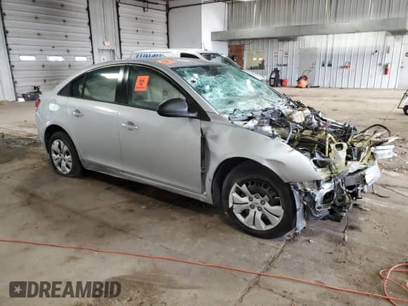 2015 Chevrolet Cruze LS with VIN 1G1PA5SH7F7134766, listed as a Copart auction lot 69293415 with Not provided miles and Non repairable. Bid and sale history available at DreamBid. Image 4.