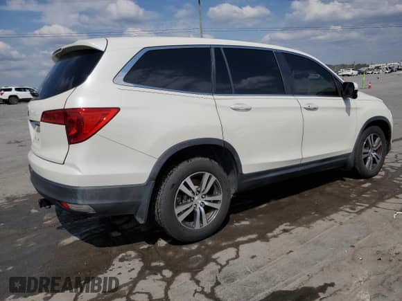 2016 Honda Pilot EX with VIN 5FNYF5H47GB020263, listed as a Copart auction lot 71216735 with 163,571 mi miles and Salvage title. Bid and sale history available at DreamBid. Image 3.