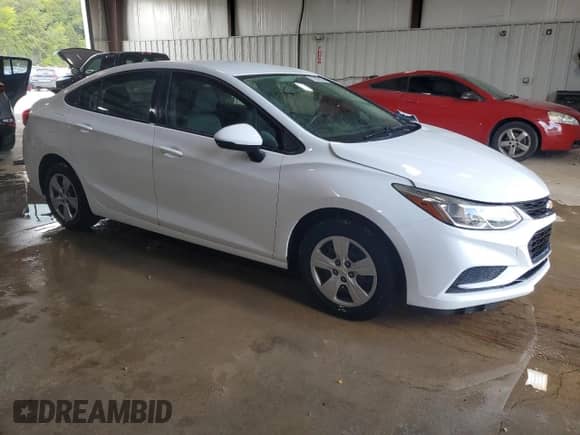 2018 Chevrolet Cruze LS with VIN 1G1BB5SM8J7197016, listed as a Copart auction lot 70255035 with 70,163 mi miles and Salvage title. Bid and sale history available at DreamBid. Image 4.