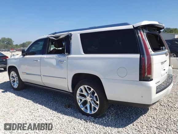 2017 Cadillac Escalade ESV Premium Luxury с VIN 1GYS4JKJ9HR172649, выставлен на аукционе Copart как лот 65895145 с пробегом Не указан миль и Списание • Salvage title. История ставок и продаж доступна на DreamBid. Изображение 2.