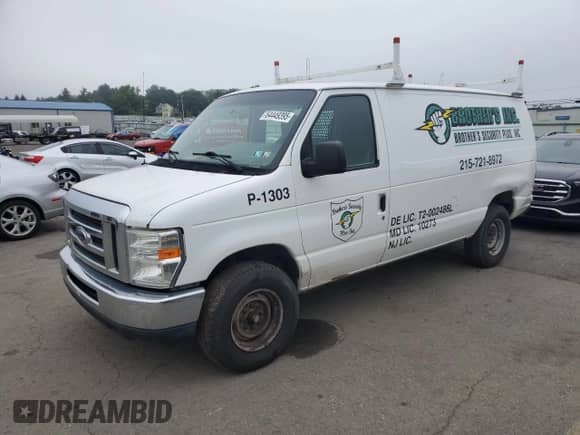 2012 Ford Econoline Cargo Recreational with VIN 1FTNE2EW6CDA51838, listed as a Copart auction lot 64449395 with 187,269 mi miles and Salvage title. Bid and sale history available at DreamBid. Image 1.