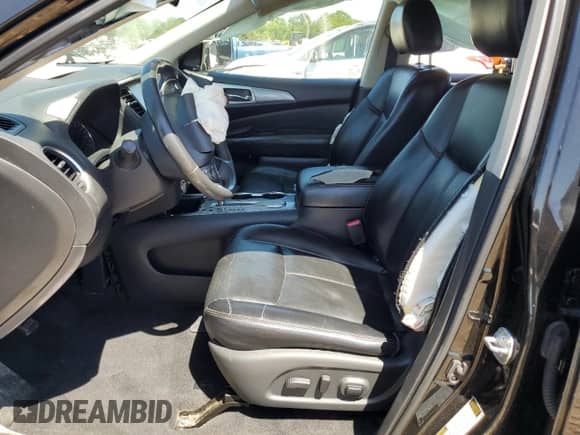 2017 Nissan Pathfinder SL with VIN 5N1DR2MN0HC678469, listed as a Copart auction lot 57672275 with 156,111 mi miles and Salvage title. Bid and sale history available at DreamBid. Image 7.