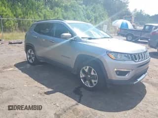 2019 Jeep Compass Limited with VIN 3C4NJCCB1KT660054, listed as a IAAI auction lot 42324884 with 89,463 mi miles and . Bid and sale history available at DreamBid. Image 1.