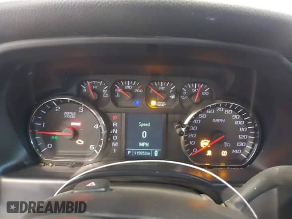 2016 Chevrolet Silverado 2500HD Work Truck with VIN 1GC1KUE80GF124569, listed as a IAAI auction lot 42915578 with 115,052 mi miles and . Bid and sale history available at DreamBid. Image 7.