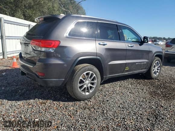 2016 Jeep Grand Cherokee Limited with VIN 1C4RJFBT0GC446379, listed as a Copart auction lot 81059914 with 57,835 mi miles and Salvage title. Bid and sale history available at DreamBid. Image 3.