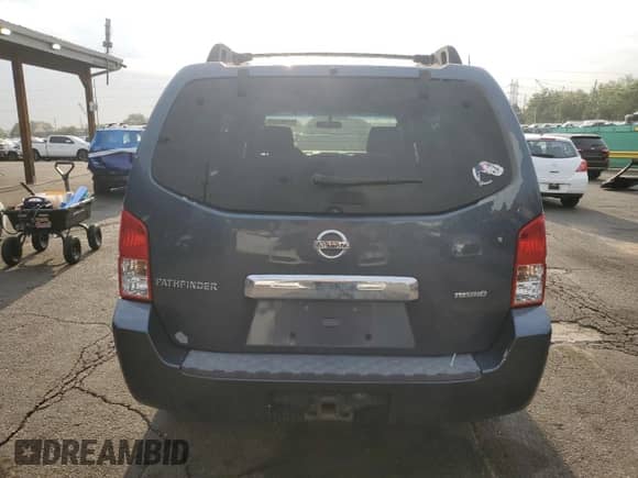 2007 Nissan Pathfinder SE with VIN 5N1AR18WX7C616639, listed as a Copart auction lot 67585725 with 205,281 mi miles and Salvage title. Bid and sale history available at DreamBid. Image 6.