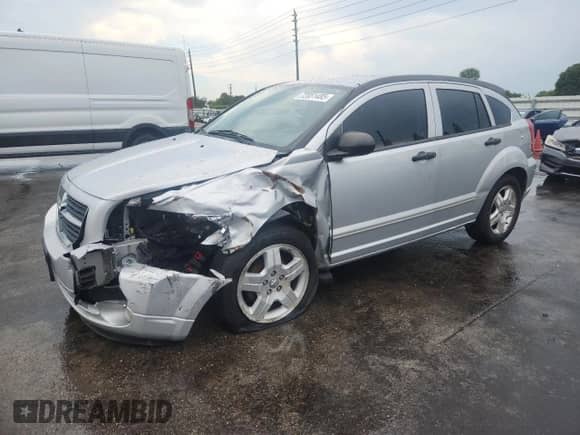 2007 Dodge Caliber SXT with VIN 1B3HB48B27D166521, listed as a Copart auction lot 72051485 with Not provided miles and Salvage title. Bid and sale history available at DreamBid. Image 1.