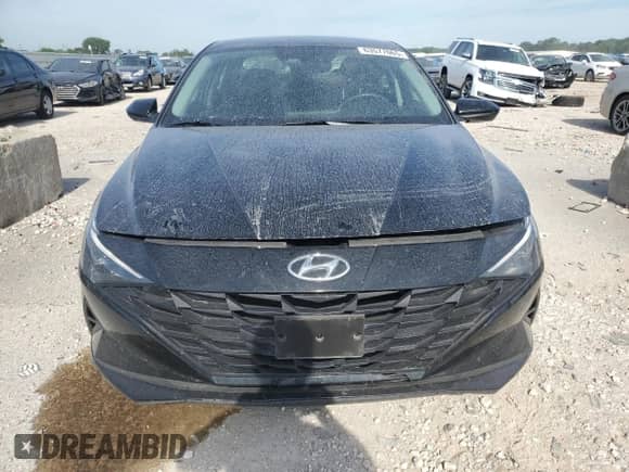 2021 Hyundai Elantra Blue with VIN KMHLM4AJ8MU009197, listed as a Copart auction lot 63577065 with 99,971 mi miles and Salvage title. Bid and sale history available at DreamBid. Image 5.