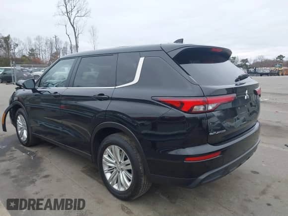 2024 Mitsubishi Outlander ES with VIN JA4J3UA89RZ031760, listed as a IAAI auction lot 41140604 with 54,640 mi miles and . Bid and sale history available at DreamBid. Image 3.