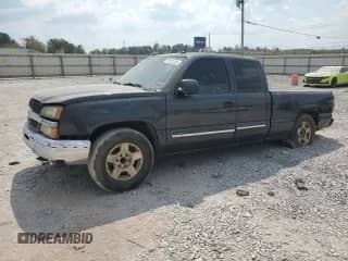 2004 Chevrolet Silverado 1500 LS with VIN 2GCEC19T441110947, listed as a Copart auction lot 81121225 with 460,755 mi miles and Salvage title. Bid and sale history available at DreamBid. Image 1.