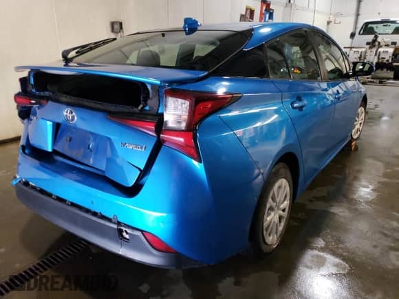 2020 Toyota Prius L Eco with VIN JTDKARFUXL3110965, listed as a Copart auction lot 81241595 with 94,776 mi miles and Clean title. Bid and sale history available at DreamBid. Image 3.