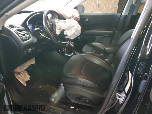 2021 Jeep Compass Limited with VIN 3C4NJDCB9MT512436, listed as a Copart auction lot 85277875 with 47,122 mi miles and Salvage title. Bid and sale history available at DreamBid. Image 7.