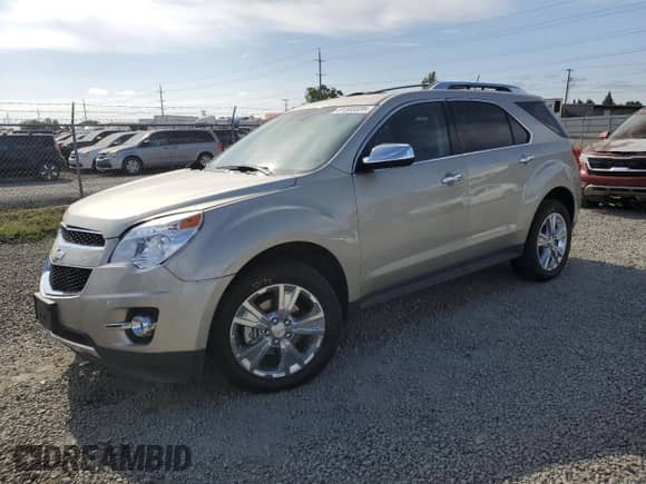 2013 Chevrolet Equinox LTZ with VIN 2GNFLGE38D6426908, listed as a Copart auction lot 61593335 with 76,562 mi miles and Salvage title. Bid and sale history available at DreamBid. Image 1.