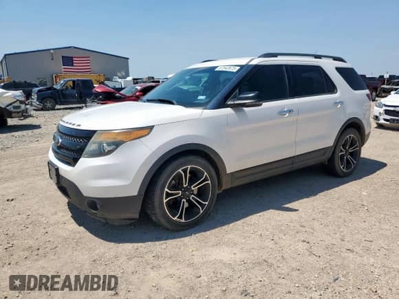 2013 Ford Explorer Sport with VIN 1FM5K8GT8DGC48763, listed as a Copart auction lot 67542675 with 165,035 mi miles and Clean title. Bid and sale history available at DreamBid. Image 1.