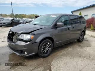2018 Dodge Grand Caravan SE with VIN 2C4RDGBG1JR135946, listed as a Copart auction lot 86443975 with 115,006 mi miles and Salvage title. Bid and sale history available at DreamBid. Image 1.