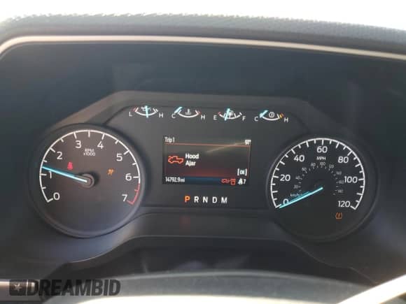 2023 Ford F-150 XL with VIN 1FTEX1EP6PKD76875, listed as a Copart auction lot 80718095 with 14,792 mi miles and Salvage title. Bid and sale history available at DreamBid. Image 9.