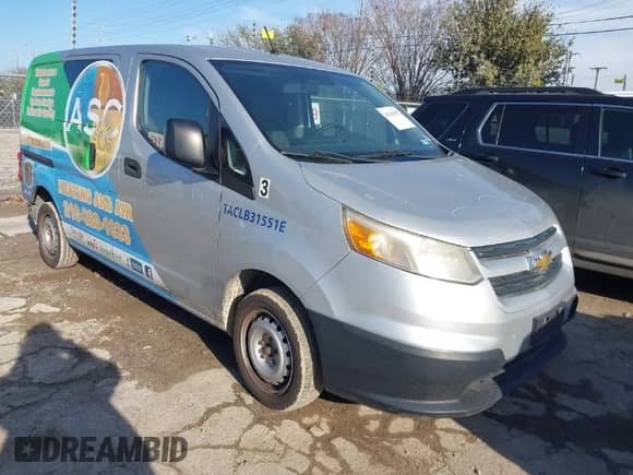 2015 Chevrolet City Express Cargo LS with VIN 3N63M0YN1FK736428, listed as a IAAI auction lot 41568352 with 176,872 mi miles and . Bid and sale history available at DreamBid. Image 1.