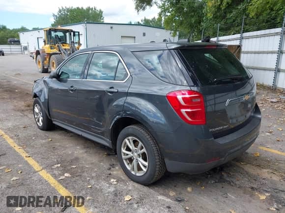 2017 Chevrolet Equinox LS with VIN 2GNFLEEKXH6188190, listed as a IAAI auction lot 43032812 with 84,112 mi miles and . Bid and sale history available at DreamBid. Image 3.