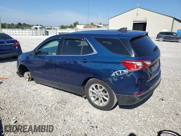 2020 Chevrolet Equinox LT с VIN 3GNAXKEV9LL290219, выставлен на аукционе Copart как лот 84187465 с пробегом 48 692 миль миль и Списание • Salvage title. История ставок и продаж доступна на DreamBid. Изображение 2.