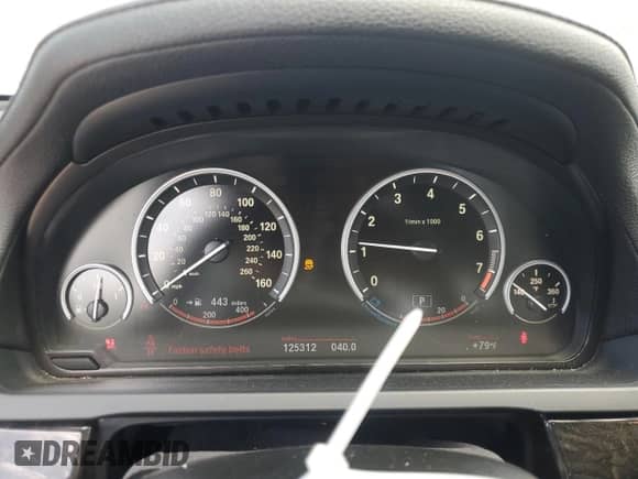 2013 BMW 7 Series 740Li xDrive с VIN WBAYF4C53DDE23525, выставлен на аукционе Copart как лот 80295795 с пробегом 125 312 миль миль и Списание • Salvage title. История ставок и продаж доступна на DreamBid. Изображение 9.