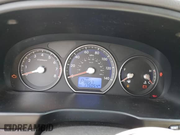 2010 Hyundai Santa Fe Limited with VIN 5NMSK4AG9AH373478, listed as a Copart auction lot 53996235 with 175,054 mi miles and Clean title. Bid and sale history available at DreamBid. Image 9.