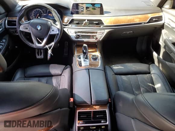 2018 BMW 7 Series 740e xDrive with VIN WBA7J2C50JG938505, listed as a Copart auction lot 50485725 with 94,535 mi miles and Salvage title. Bid and sale history available at DreamBid. Image 8.