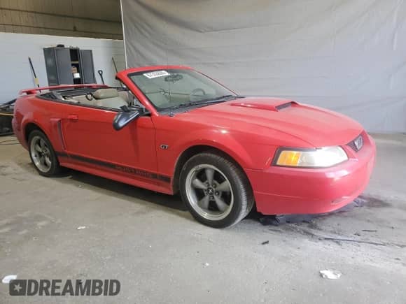 2002 Ford Mustang GT Deluxe z VIN 1FAFP45X22F169719, wystawiony jako Copart lot #67353635 z przebiegiem 138 581 mil mil oraz Szkoda całkowita • Salvage title. Historia ofert i sprzedaży dostępna na DreamBid. Obrazek 4.