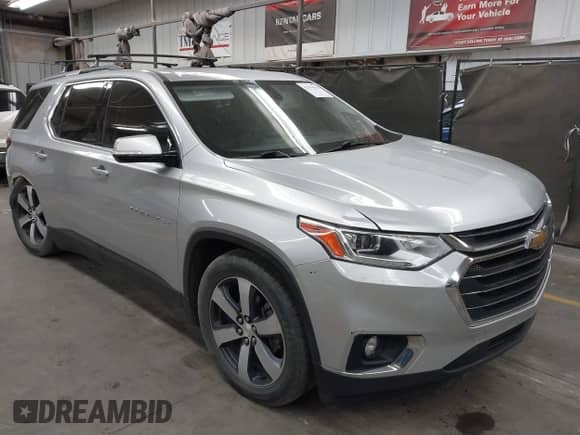 2018 Chevrolet Traverse LT с VIN 1GNEVHKW3JJ161923, выставлен на аукционе IAAI как лот 42979810 с пробегом 130 054 миль миль и . История ставок и продаж доступна на DreamBid. Изображение 1.