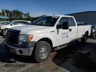 2012 Ford F-150 XL with VIN 1FTVX1CTXCKD19430, listed as a Copart auction lot 55614845 with 144,596 mi miles and Salvage title. Bid and sale history available at DreamBid. Image 1.