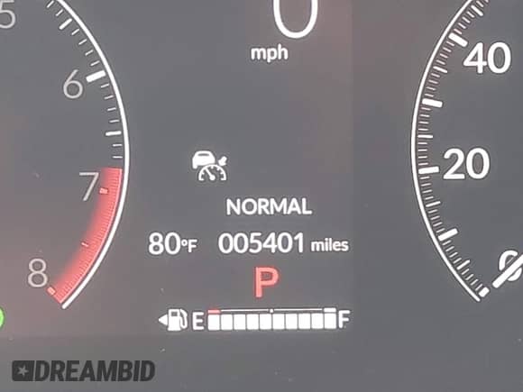 2025 Honda Odyssey EX-L with VIN 5FNRL6H61SB083582, listed as a IAAI auction lot 43262071 with 5,401 mi miles and . Bid and sale history available at DreamBid. Image 16.