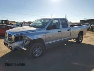 2006 Dodge RAM with VIN 3D3KS28CX6G165966, listed as a Copart auction lot 44395295 with 107,525 mi miles and Salvage title. Bid and sale history available at DreamBid. Image 1.