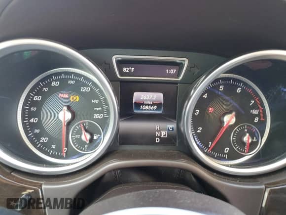 2017 Mercedes-Benz GLS 450 with VIN 4JGDF6EE8HA846773, listed as a Copart auction lot 70229615 with 108,569 mi miles and Salvage title. Bid and sale history available at DreamBid. Image 9.