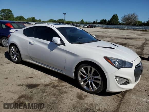 2013 Hyundai Genesis Coupe Track with VIN KMHHU6KJ6DU079703, listed as a Copart auction lot 57285915 with 154,940 mi miles and Clean title. Bid and sale history available at DreamBid. Image 4.