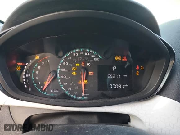 2016 Chevrolet Spark LT with VIN KL8CD6SA6GC587803, listed as a Copart auction lot 84641025 with 77,091 mi miles and Salvage title. Bid and sale history available at DreamBid. Image 9.