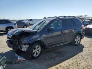 2015 Subaru Forester Premium z VIN JF2SJADCXFH467566, wystawiony jako Copart lot #85319395 z przebiegiem 73 776 mil mil oraz Szkoda całkowita • Salvage title. Historia ofert i sprzedaży dostępna na DreamBid. Obrazek 1.