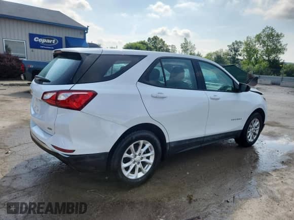 2018 Chevrolet Equinox LS with VIN 2GNAXREV8J6241264, listed as a Copart auction lot 62875345 with 104,471 mi miles and Non repairable. Bid and sale history available at DreamBid. Image 3.