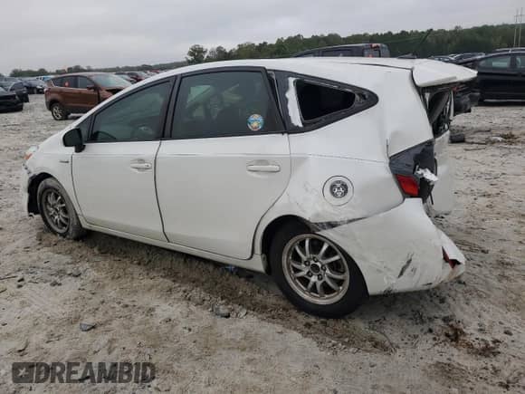 2015 Toyota Prius Two with VIN JTDZN3EU5FJ020611, listed as a Copart auction lot 81795665 with 105,933 mi miles and Salvage title. Bid and sale history available at DreamBid. Image 2.