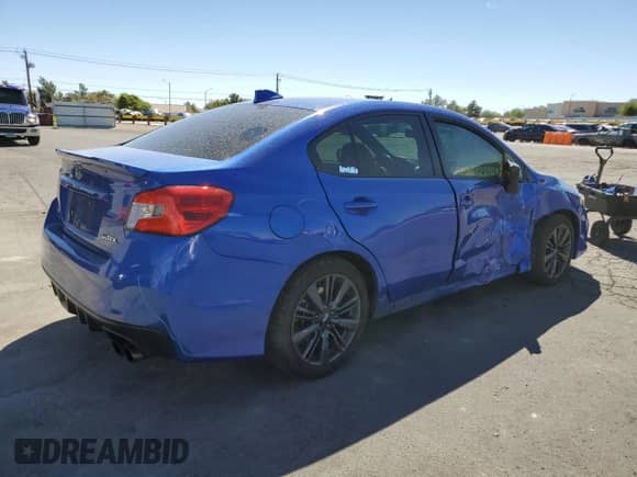 2020 Subaru WRX with VIN JF1VA1A64L9834015, listed as a Copart auction lot 80121085 with 45,796 mi miles and Salvage title. Bid and sale history available at DreamBid. Image 3.