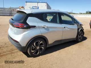 2022 Chevrolet Bolt EV 2LT with VIN 1G1FX6S00N4134778, listed as a Copart auction lot 81448635 with 31,035 mi miles and Salvage title. Bid and sale history available at DreamBid. Image 3.