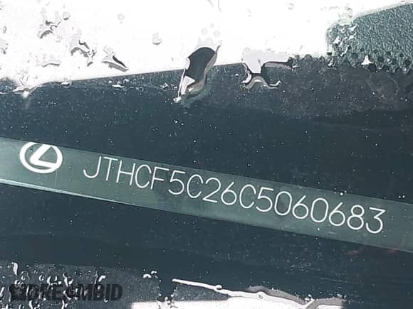 2012 Lexus IS 250 z VIN JTHCF5C26C5060683, wystawiony jako IAAI lot #43190692 z przebiegiem 148 548 mil mil oraz . Historia ofert i sprzedaży dostępna na DreamBid. Obrazek 9.