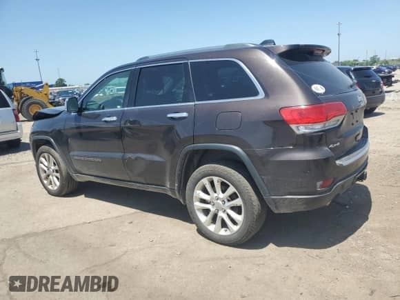 2017 Jeep Grand Cherokee Limited with VIN 1C4RJFBT1HC867187, listed as a Copart auction lot 61746615 with 130,196 mi miles and Clean title. Bid and sale history available at DreamBid. Image 2.