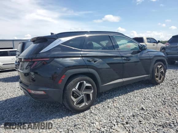 2023 Hyundai Tucson Limited with VIN 5NMJE3AE2PH236273, listed as a Copart auction lot 80283305 with 27,573 mi miles and Salvage title. Bid and sale history available at DreamBid. Image 3.