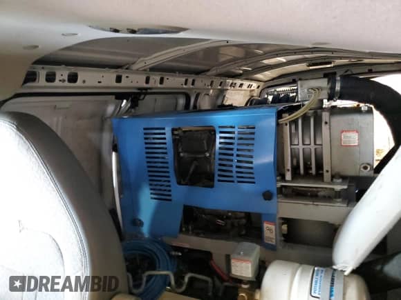 2014 Chevrolet Express Cargo with VIN 1GCSGAFX2E1150367, listed as a Copart auction lot 61915375 with 115,792 mi miles and Salvage title. Bid and sale history available at DreamBid. Image 10.