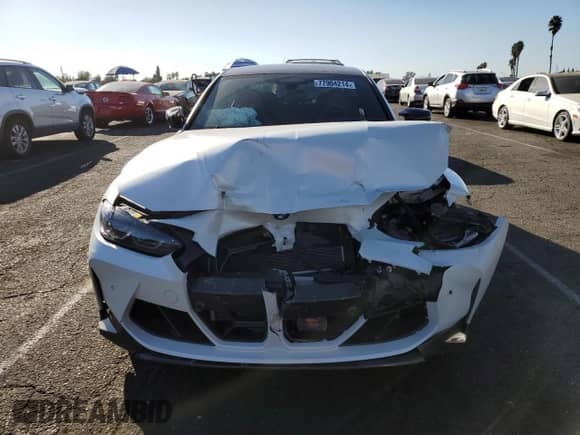 2022 BMW M3 Competition z VIN WBS33AY03NFL72105, wystawiony jako Copart lot #77904214 z przebiegiem 35 387 mil mil oraz Szkoda całkowita • Salvage title. Historia ofert i sprzedaży dostępna na DreamBid. Obrazek 5.