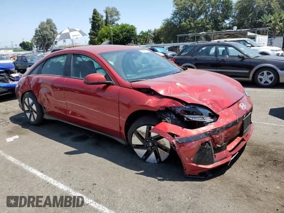 2024 Hyundai Ioniq 6 SE Standard Range с VIN KMHM14AB6RA073060, выставлен на аукционе Copart как лот 64694964 с пробегом 1 989 миль миль и Списание • Salvage title. История ставок и продаж доступна на DreamBid. Изображение 4.